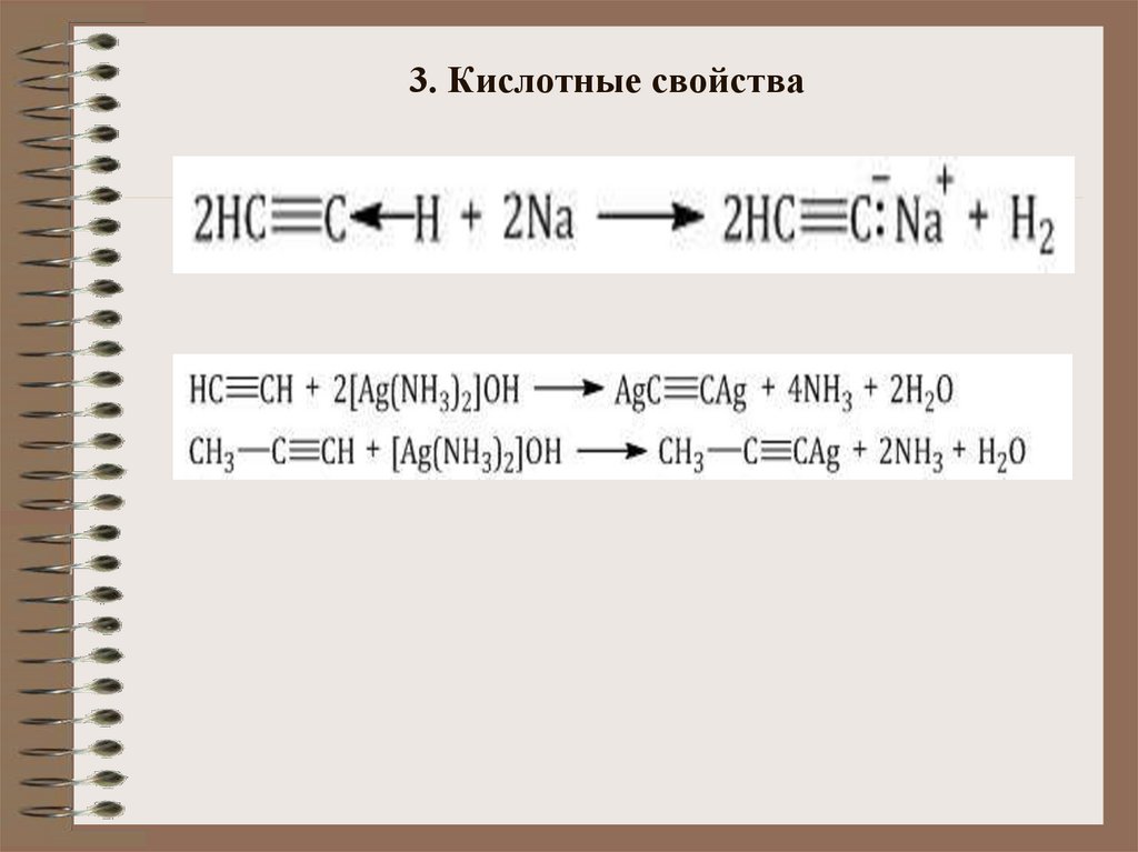 3. Кислотные свойства
