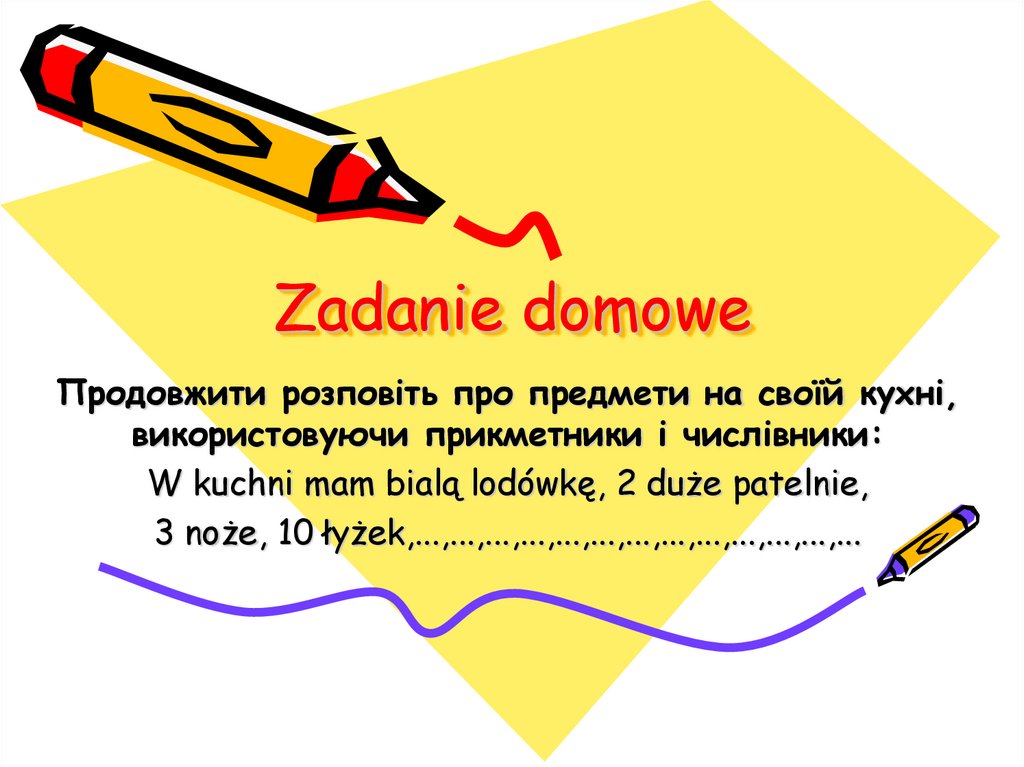 Zadanie domowe