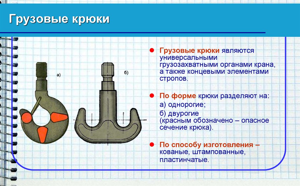 Грузовые крюки
