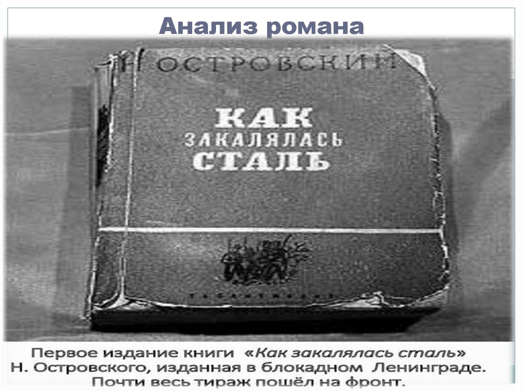 Анализ романа