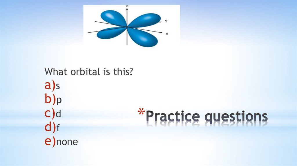 Practice questions