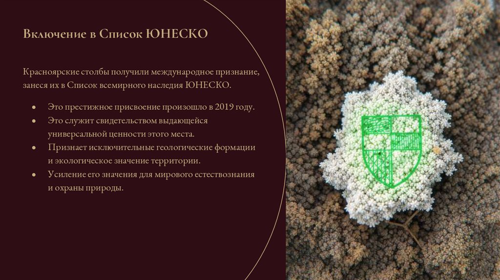 Включение в Список ЮНЕСКО