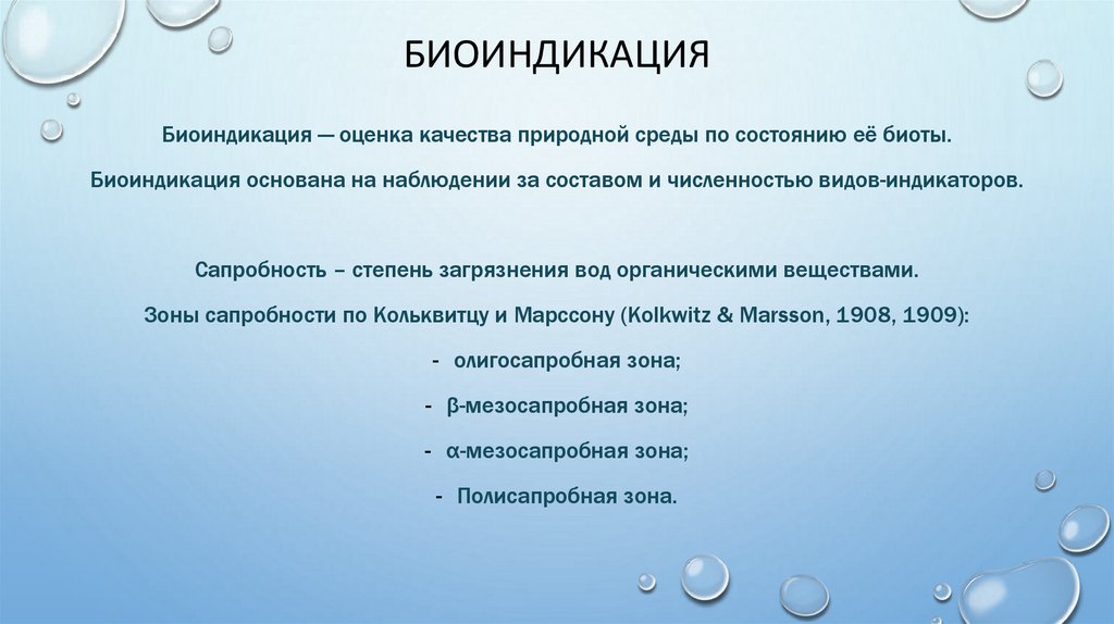 биоиндикация