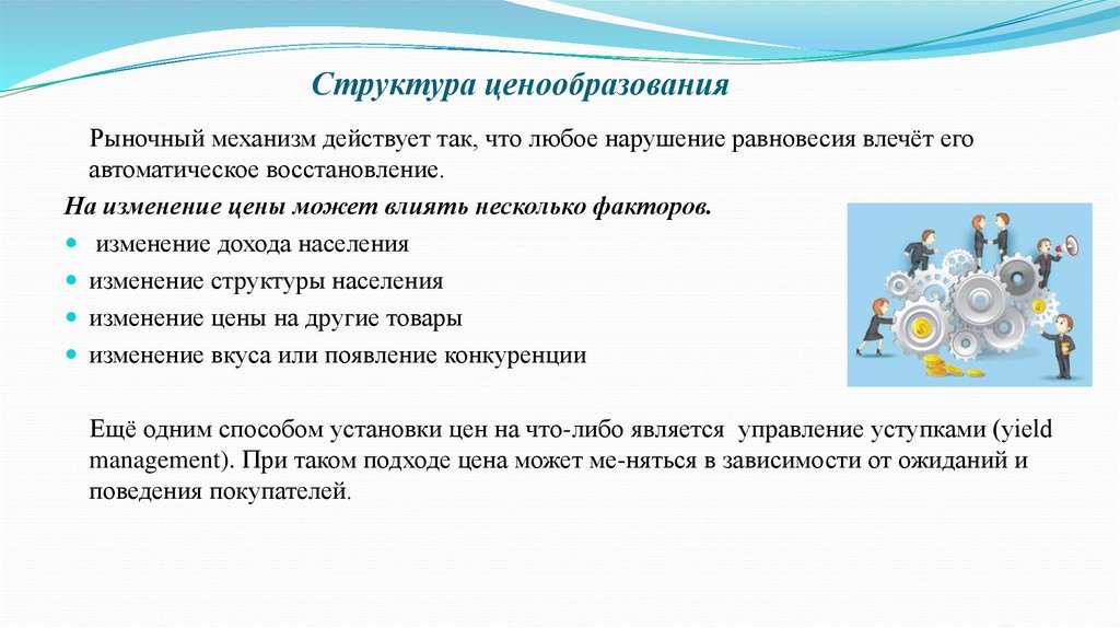 Структура ценообразования
