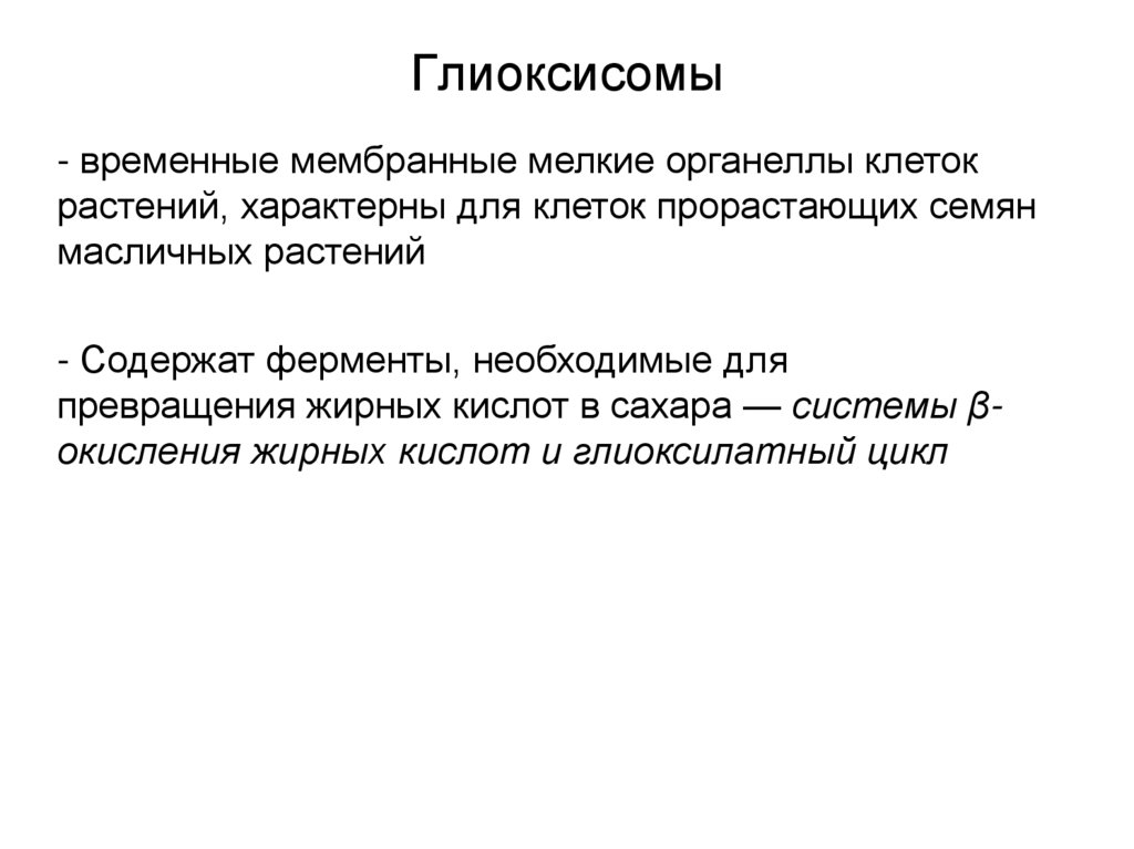 Глиоксисомы