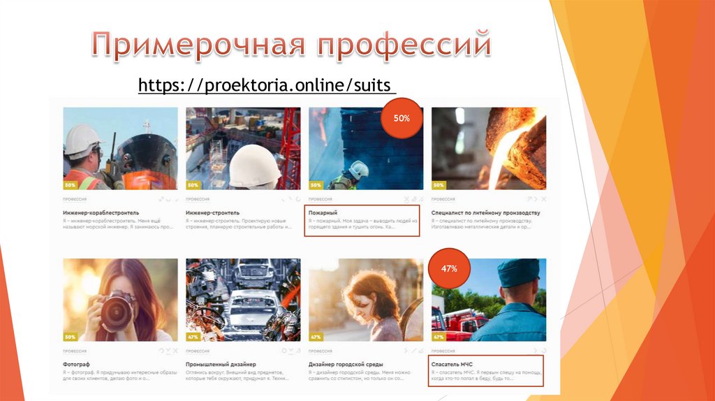 Примерочная профессий