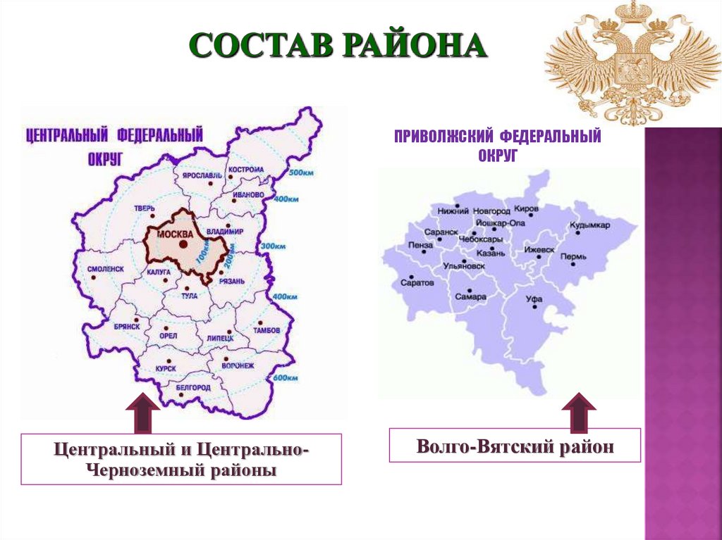 Состав района