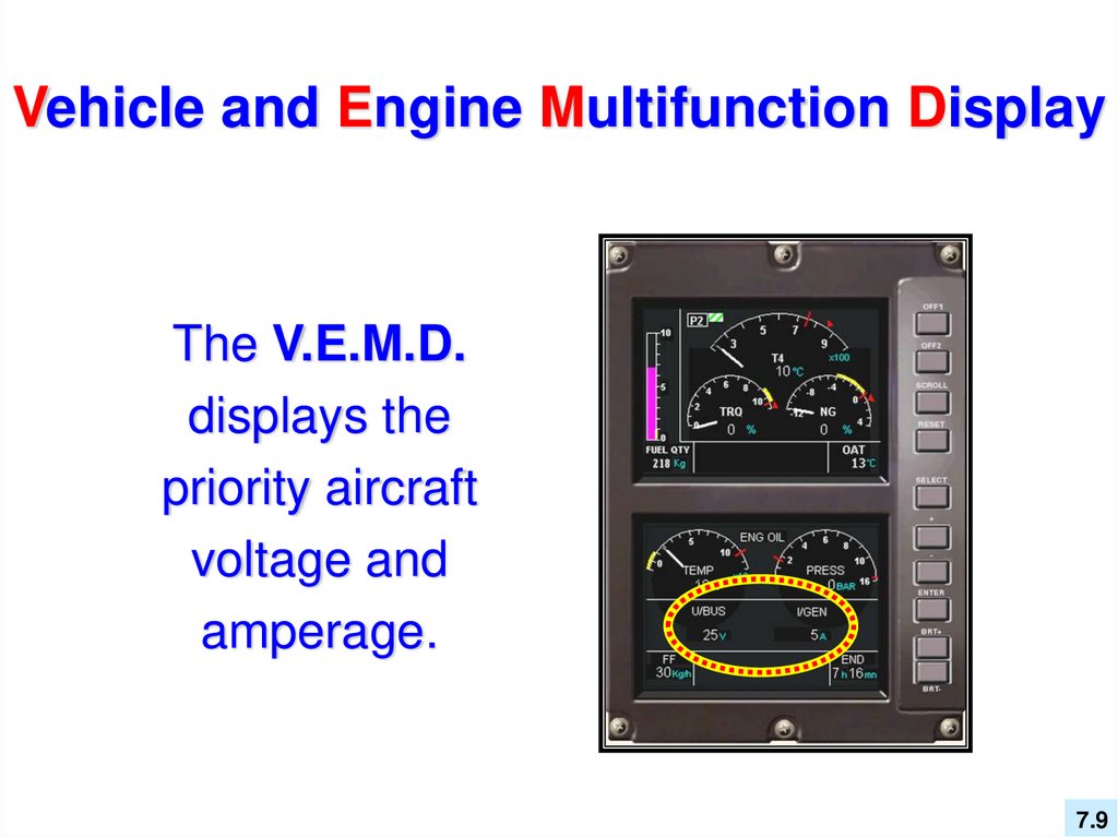 Vehicle and Engine Multifunction Display