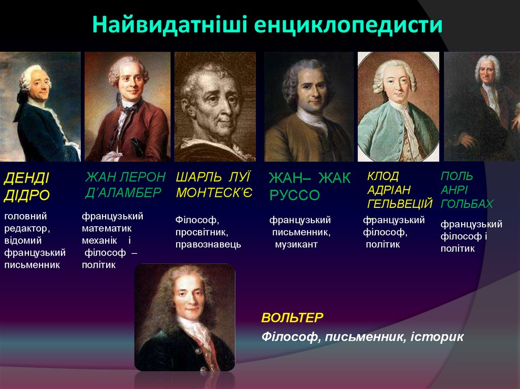 Найвидатніші енциклопедисти