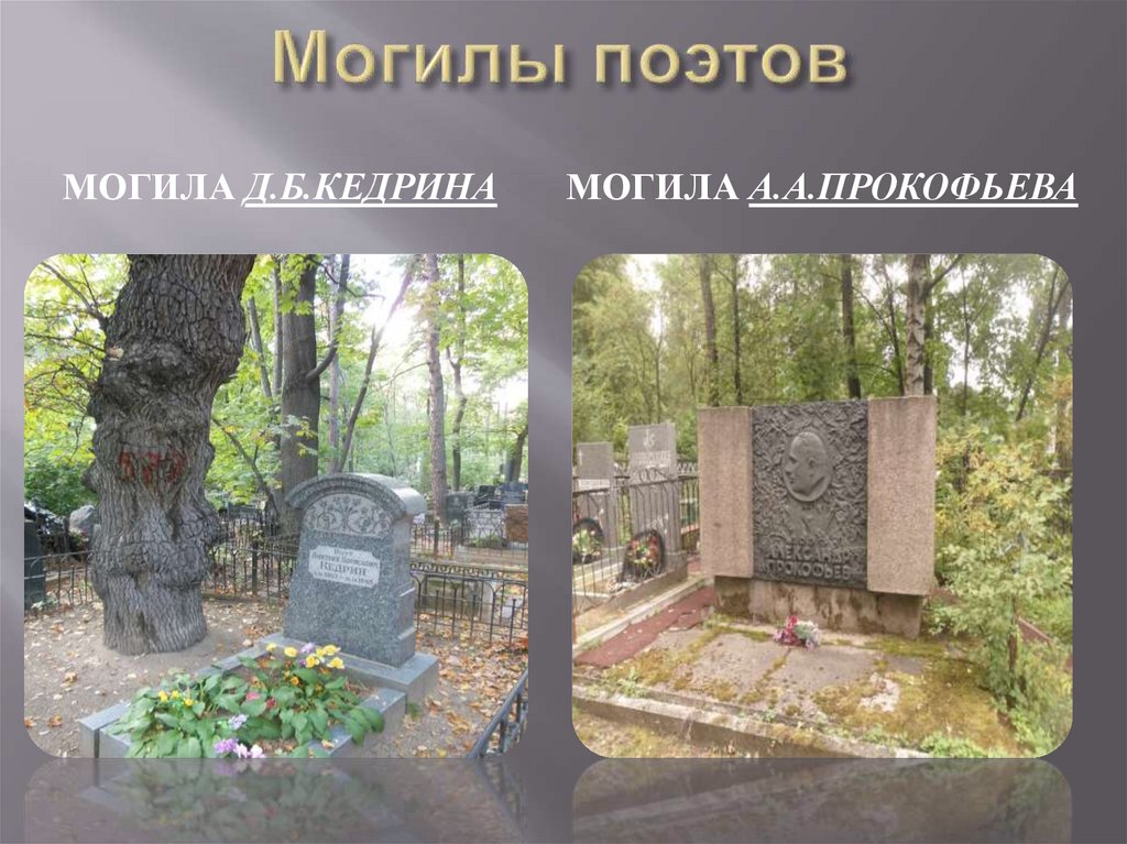 Могилы поэтов