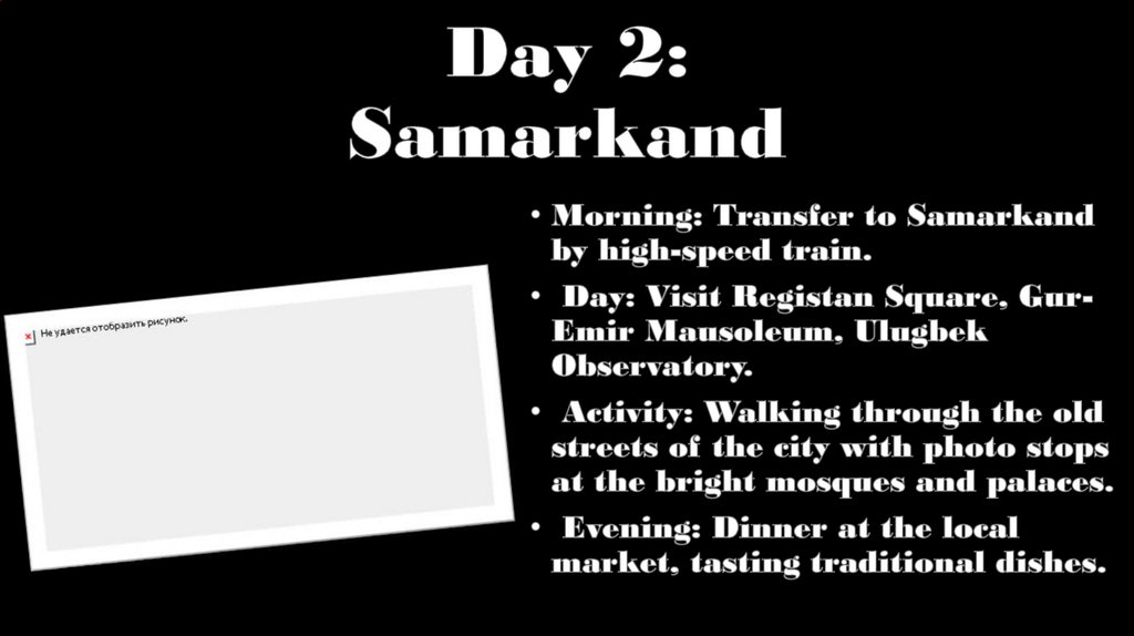 Day 2: Samarkand
