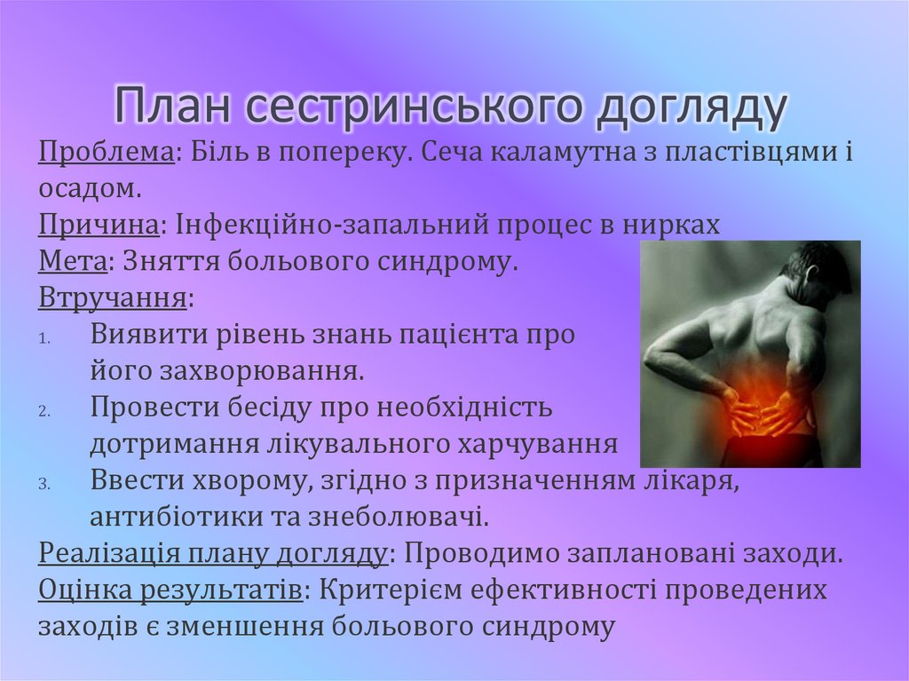 План сестринського догляду