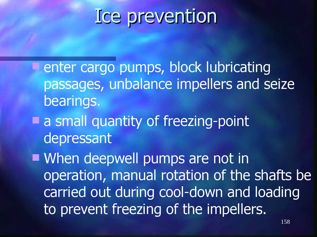 Ice prevention