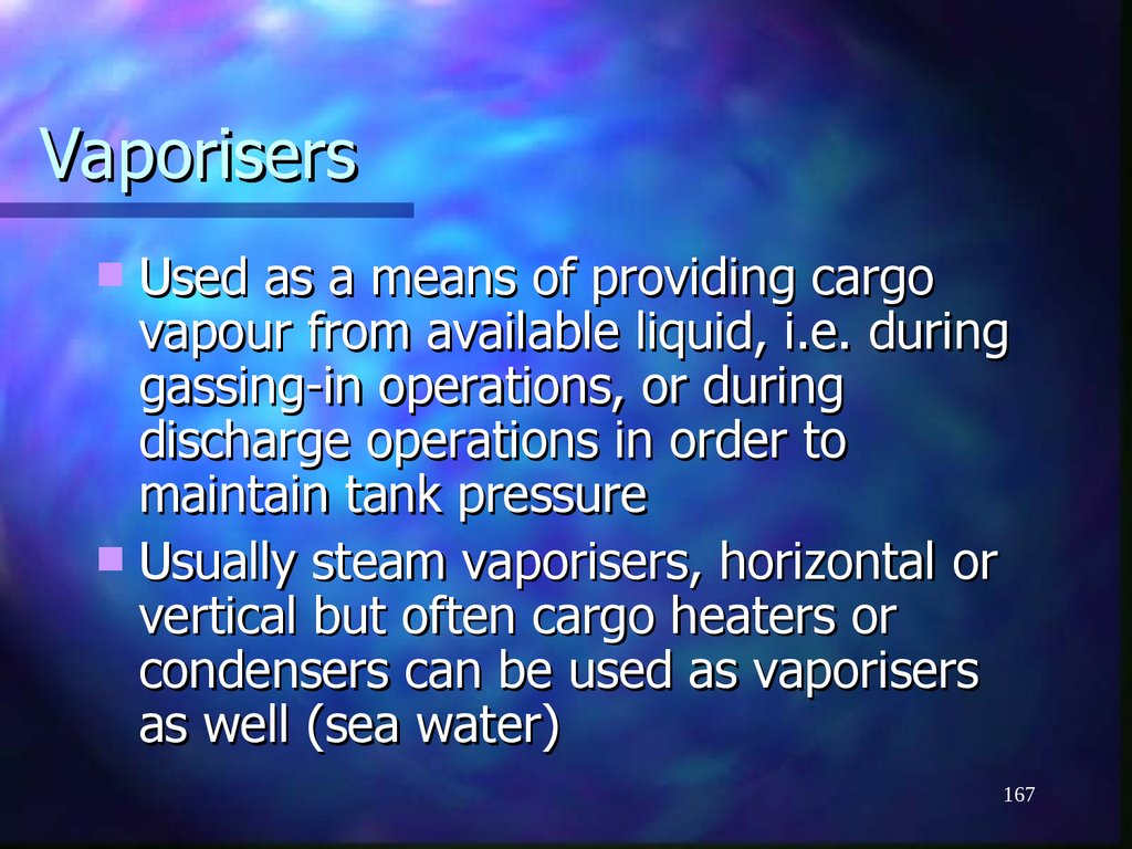 Vaporisers