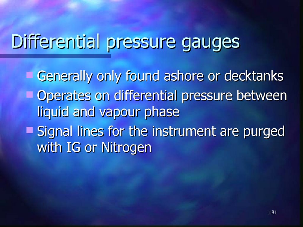 Differential pressure gauges