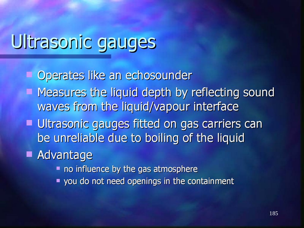 Ultrasonic gauges