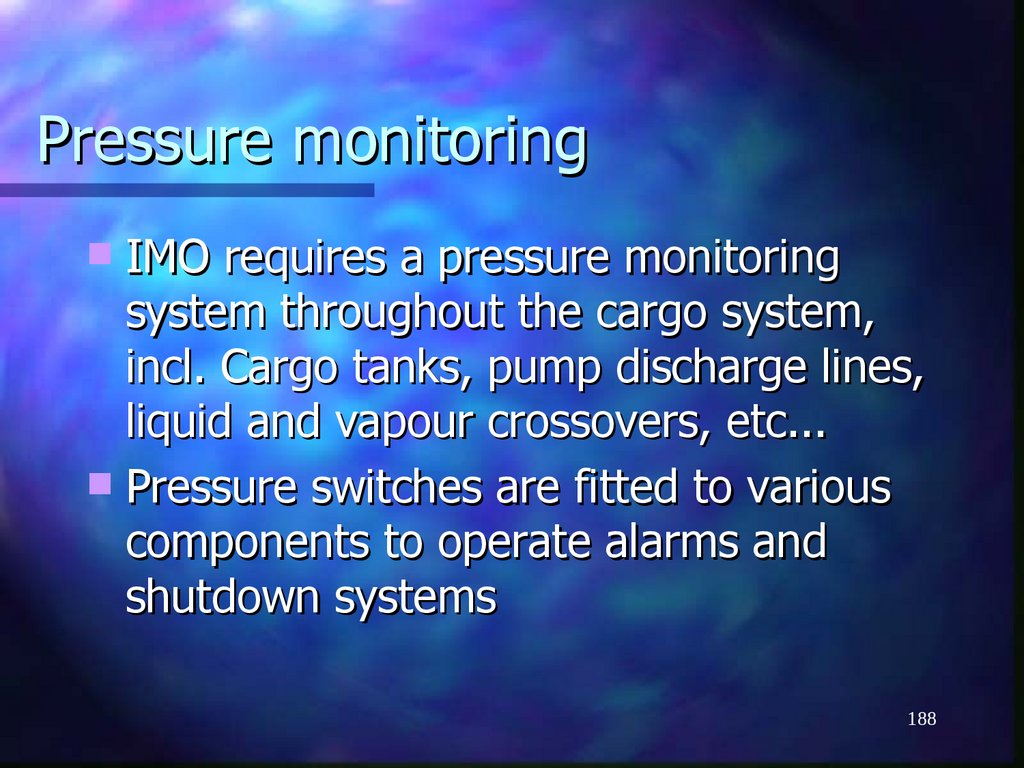 Pressure monitoring