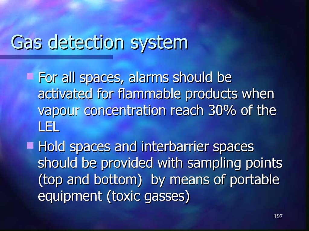 Gas detection system