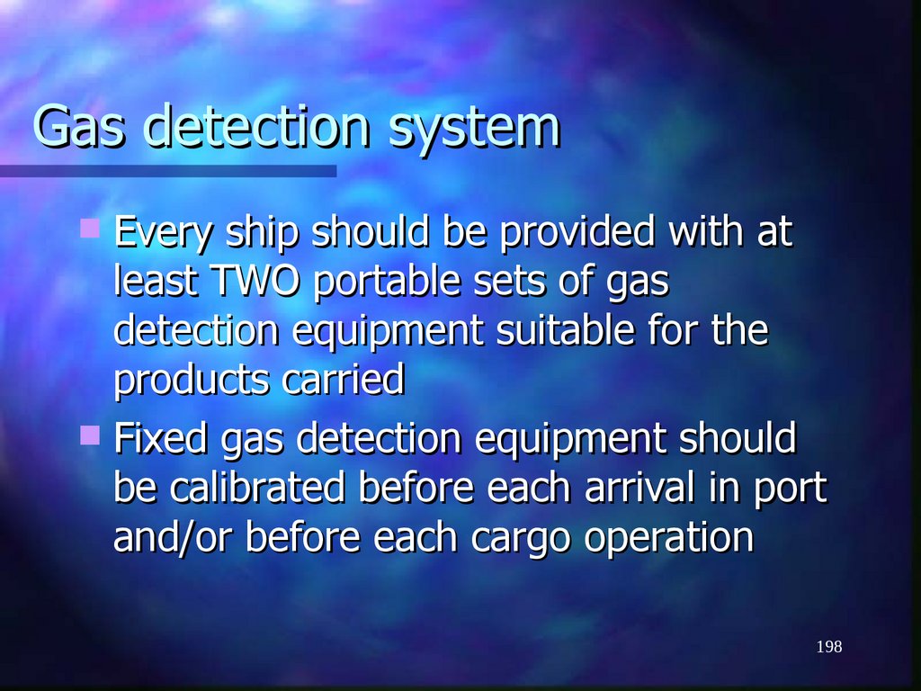 Gas detection system