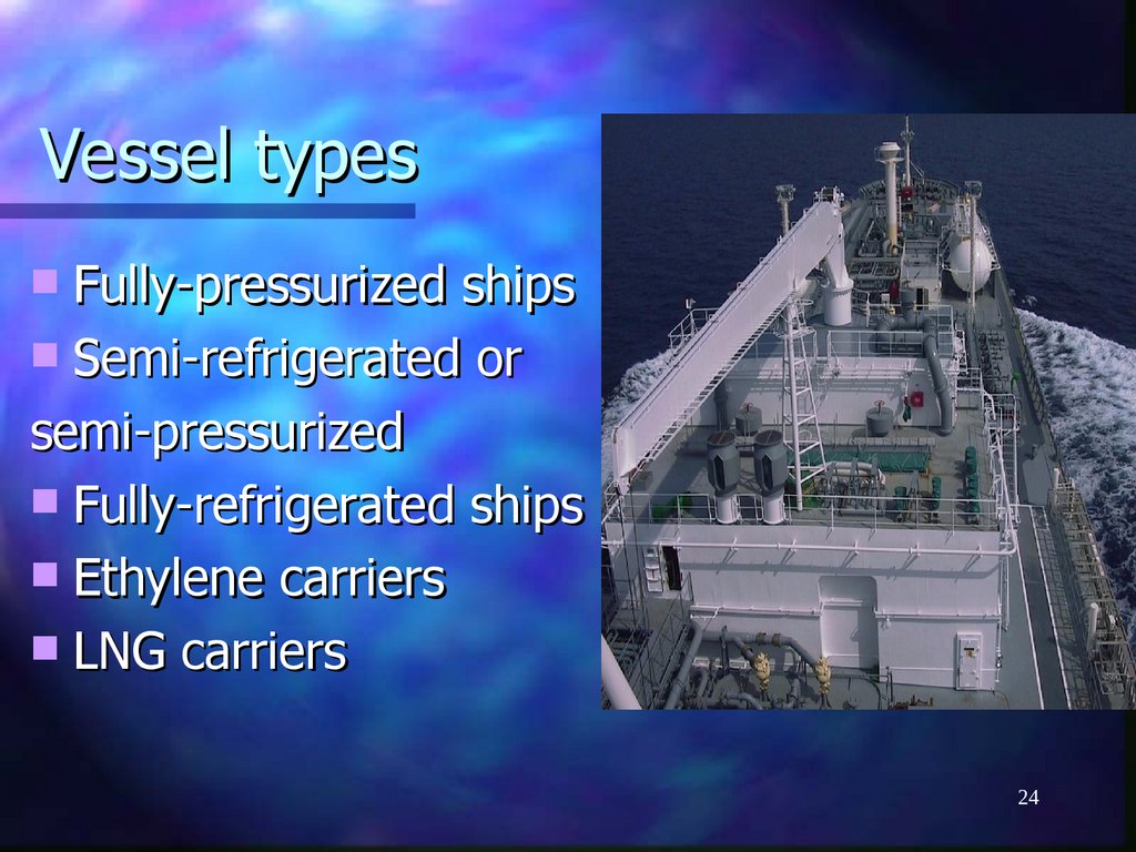 Vessel types