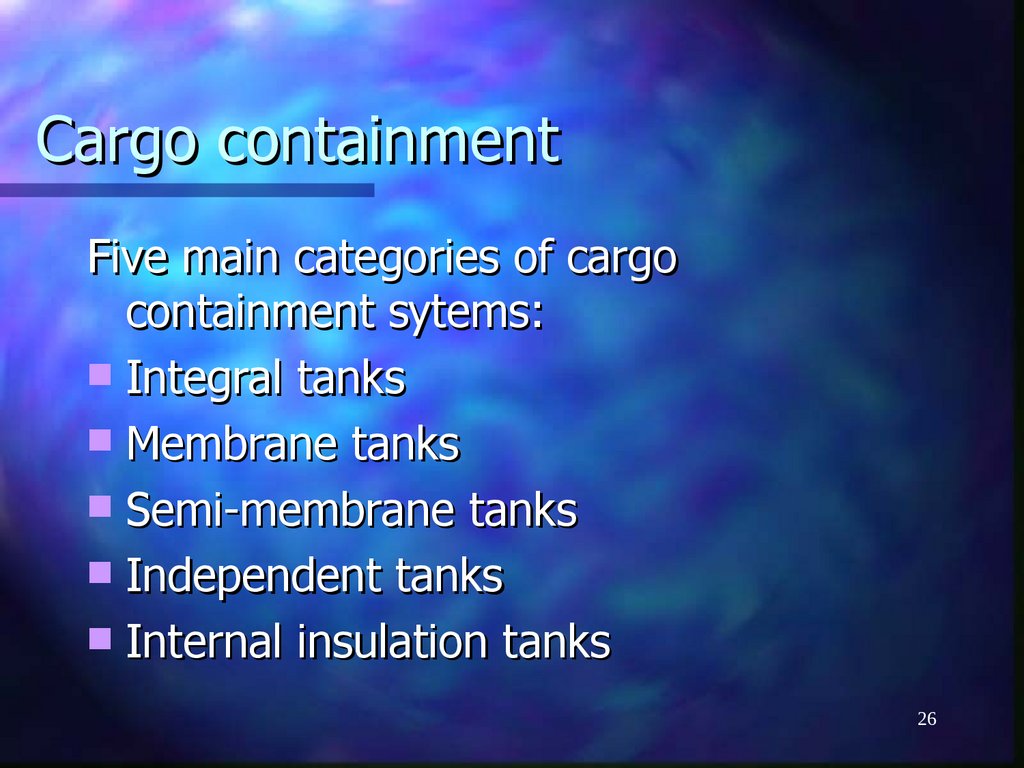 Cargo containment