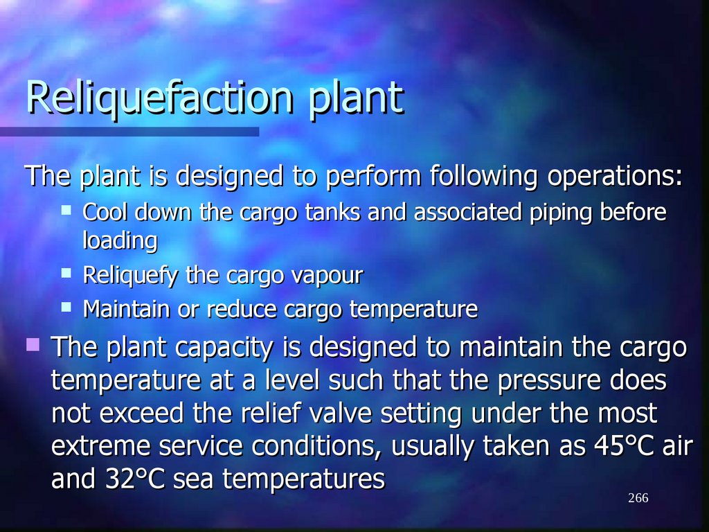 Reliquefaction plant