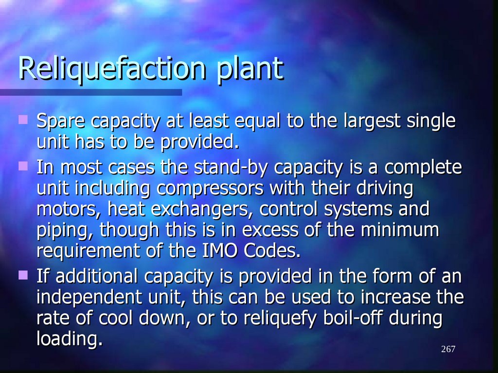 Reliquefaction plant