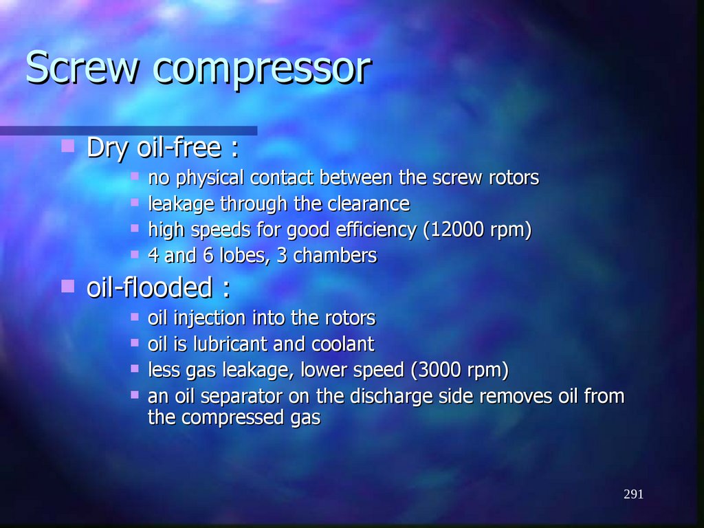 Screw compressor