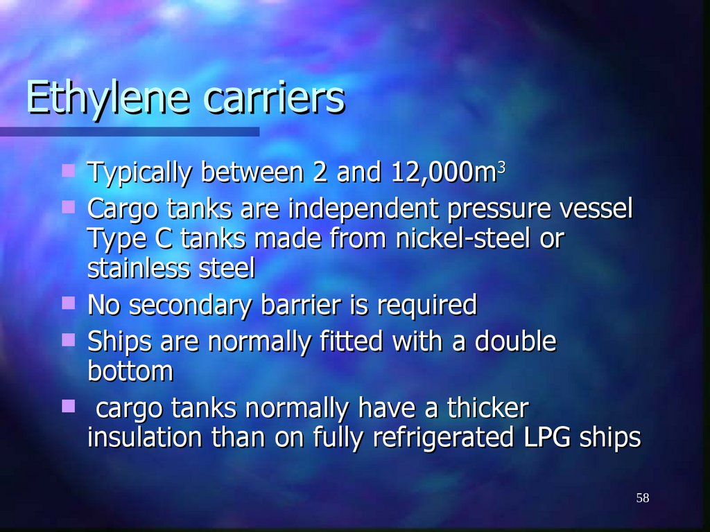 Ethylene carriers