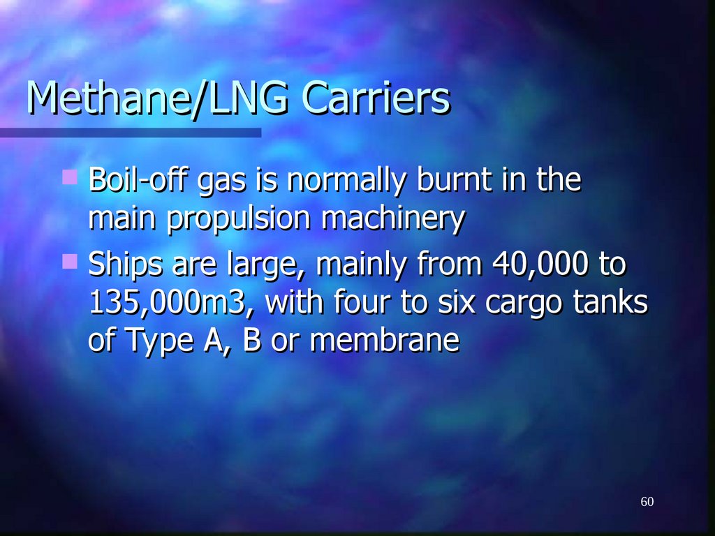 Methane/LNG Carriers