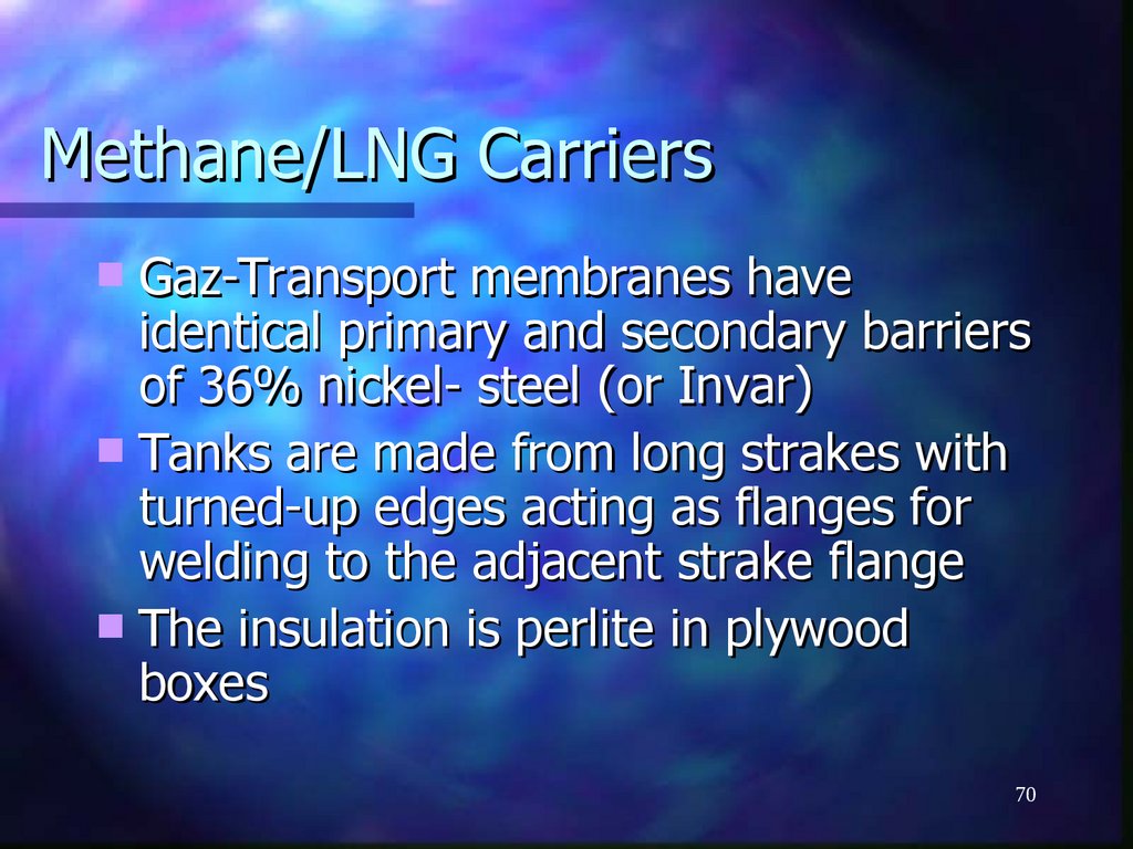 Methane/LNG Carriers