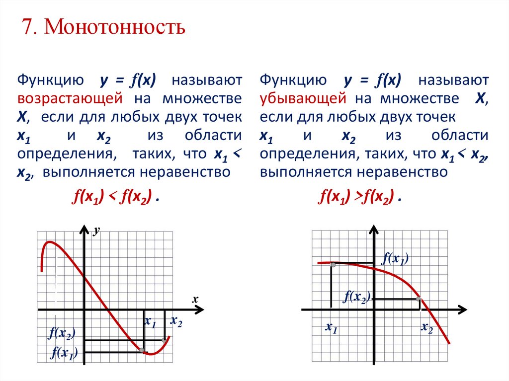 7. Монотонность