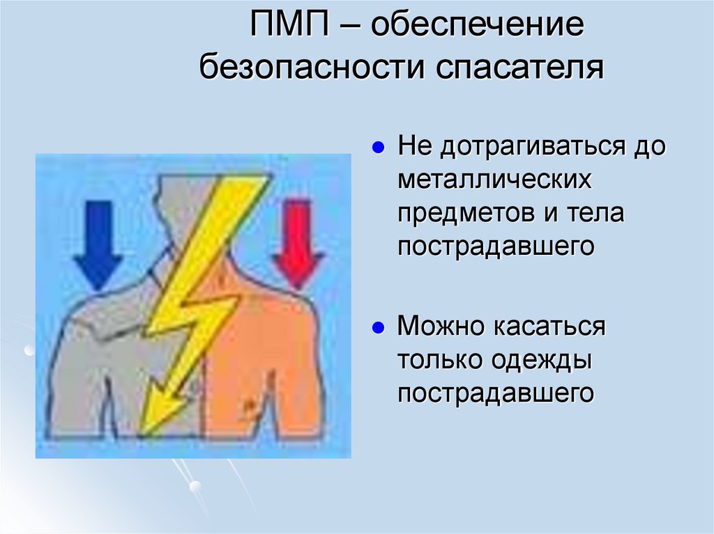 ПМП – обеспечение безопасности спасателя