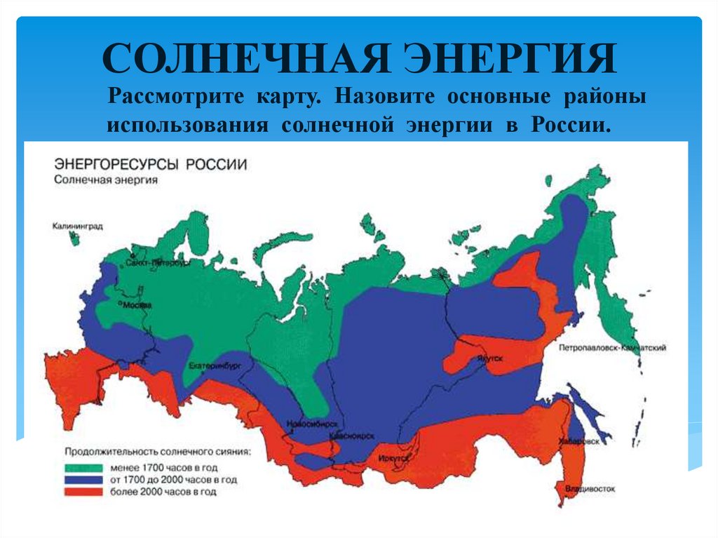 СОЛНЕЧНАЯ ЭНЕРГИЯ