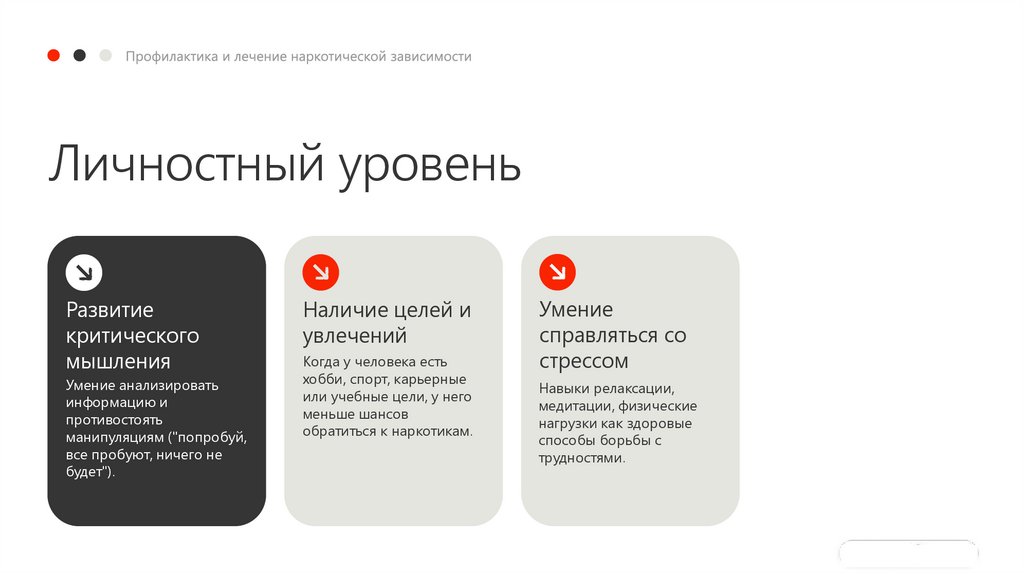 Личностный уровень