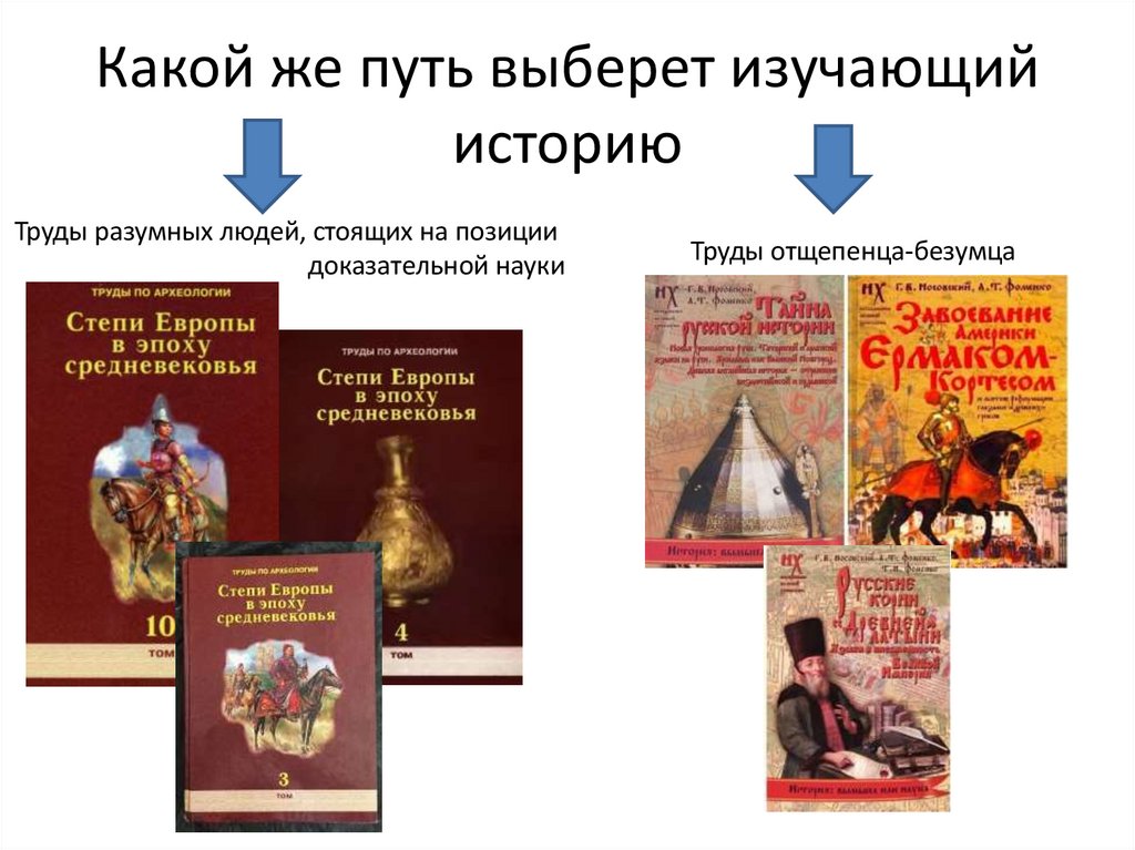 Какой же путь выберет изучающий историю