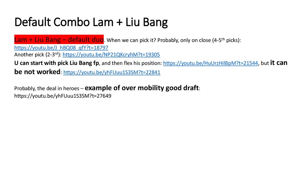 Default Combo Lam + Liu Bang
