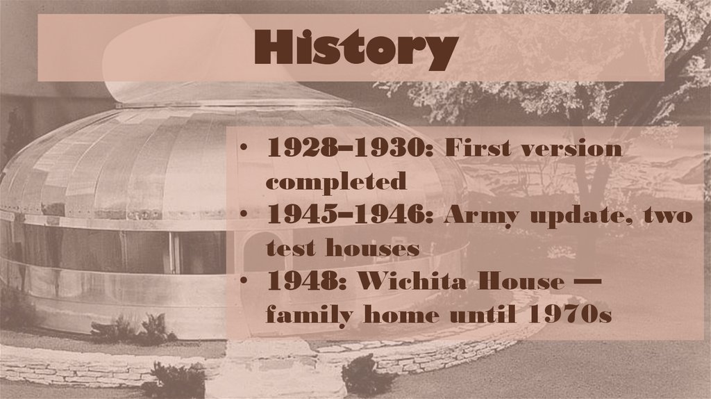 History