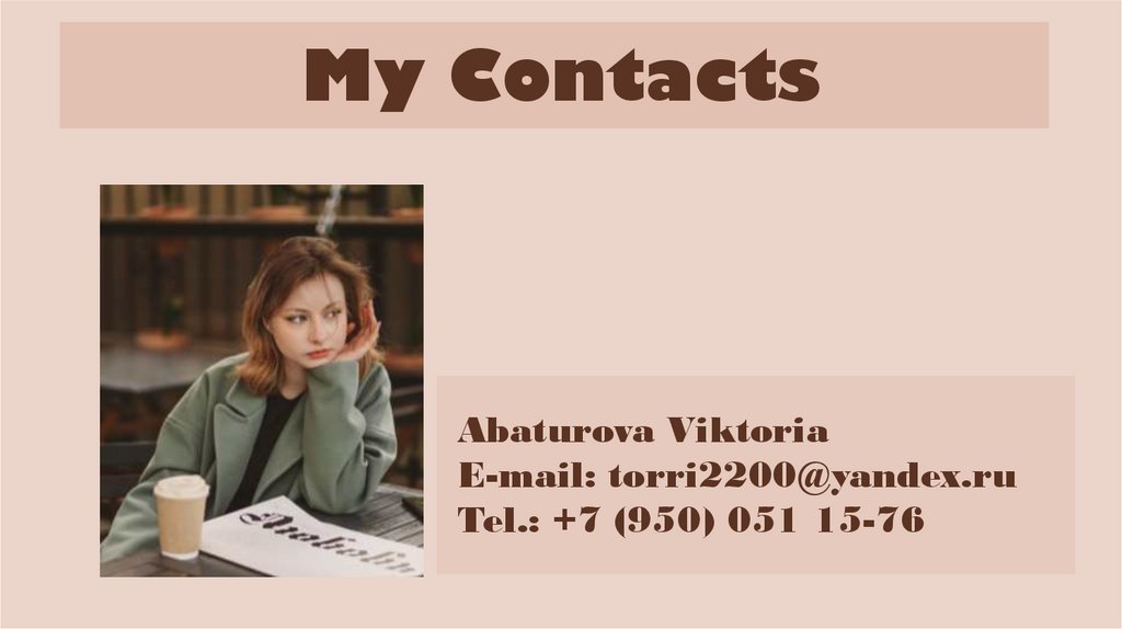 My Contacts