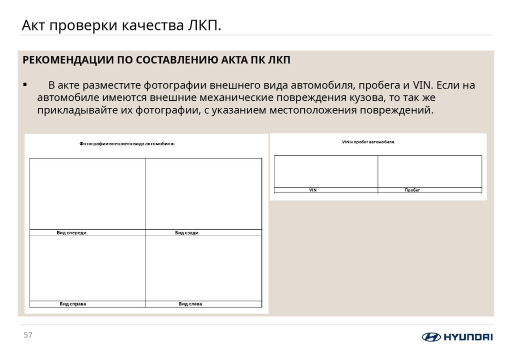 Акт проверки качества ЛКП.