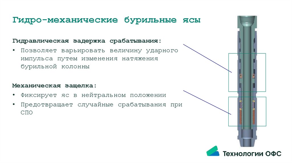 Гидро-механические бурильные ясы