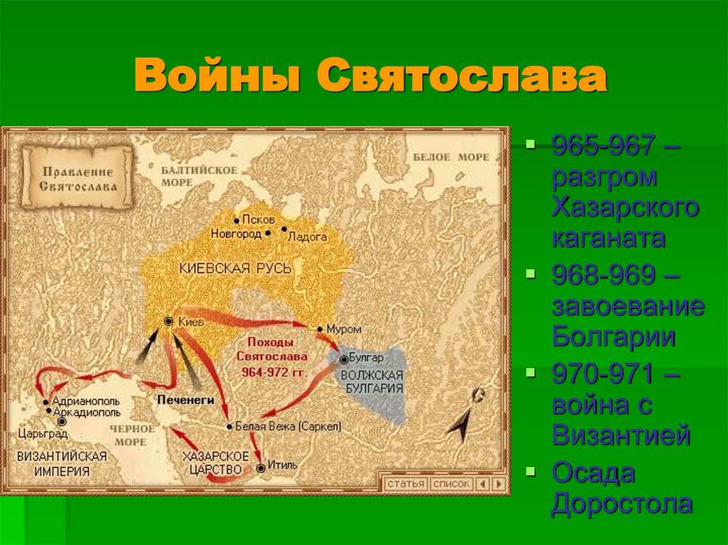 Войны Святослава