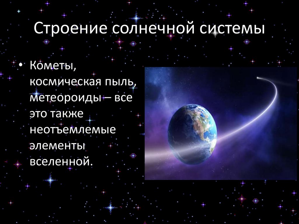 Строение солнечной системы