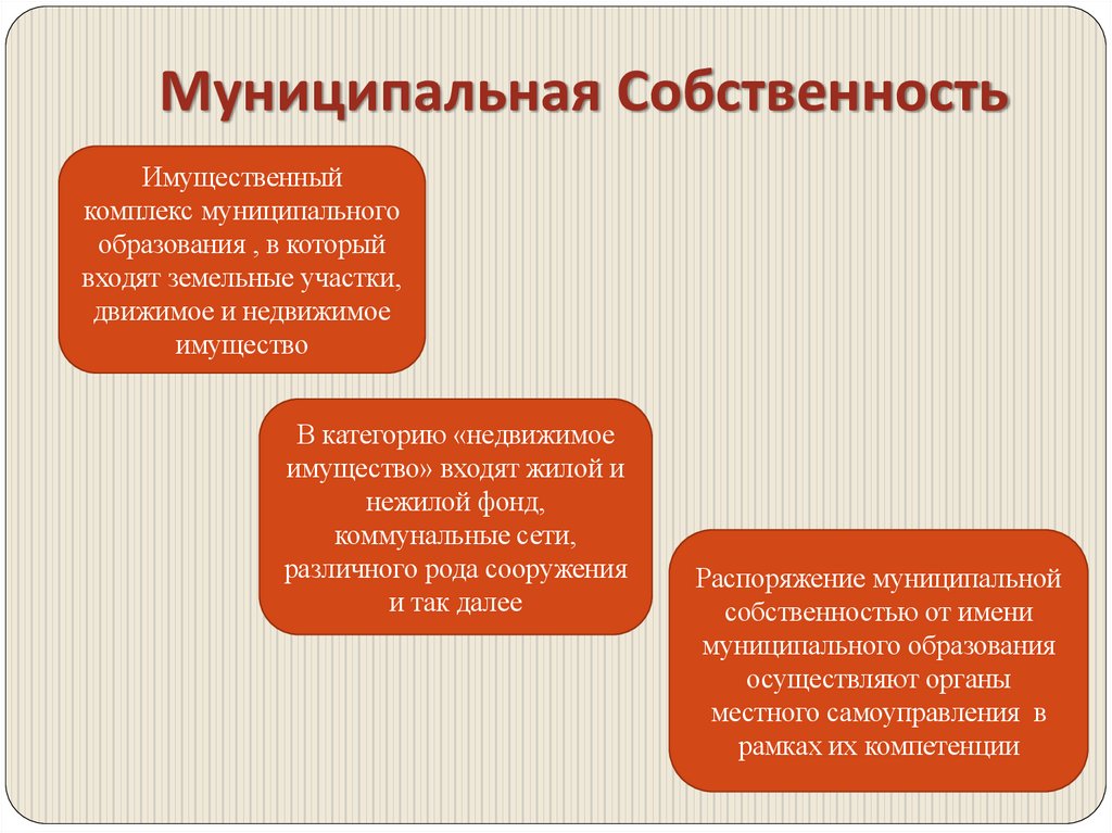 Муниципальная Собственность