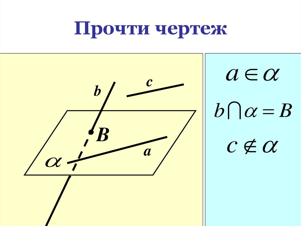 Прочти чертеж