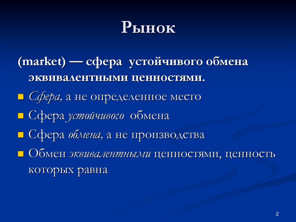 Рынок