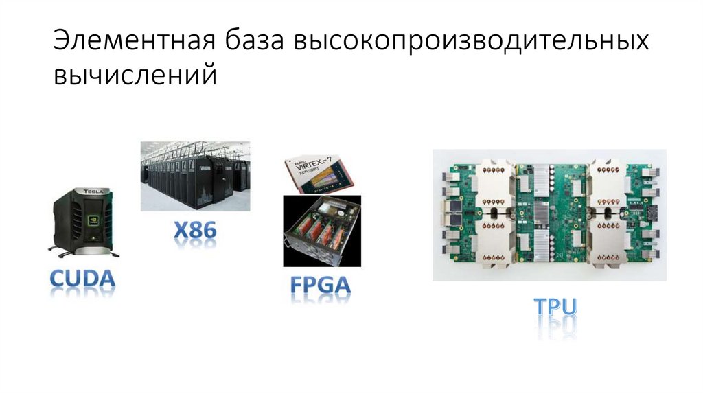 Элементная база высокопроизводительных вычислений