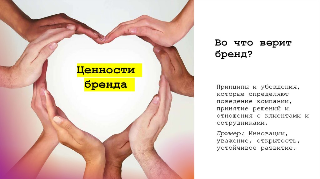 Во что верит бренд? 