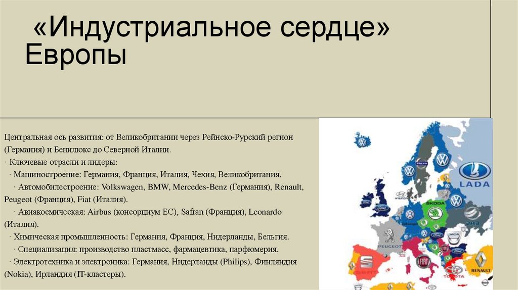 «Индустриальное сердце» Европы