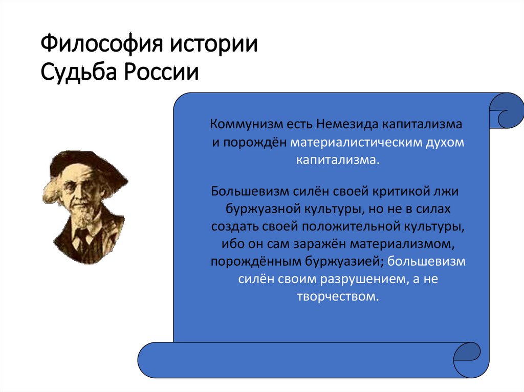 Философия истории Судьба России